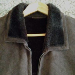 Lambskin shearling vest, elegant yet rugged, soft